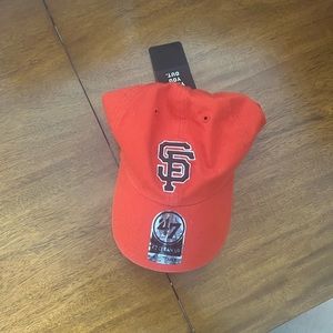 S.F. 49ers baseball hat in orange